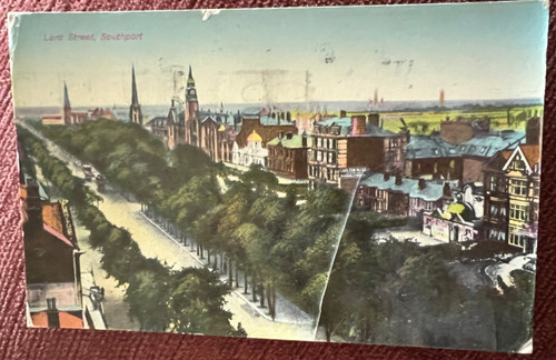 Antique postcard southport - postcard,