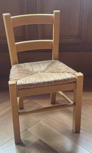 Vintage wooden child chair - vintage,