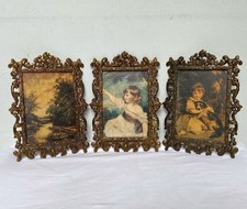 Vtg Depose Italy Ornate Brass