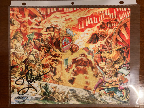 Terry pratchett signed - pratchett, artwork