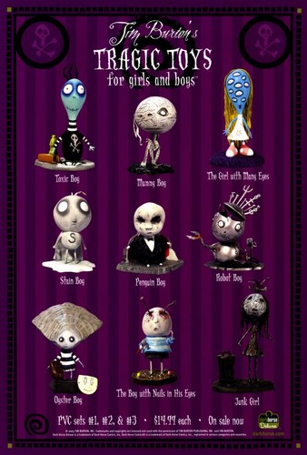 Tim burton tragic - toys,