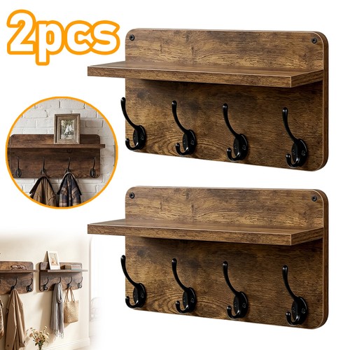 Handmade wooden coat rack with - handmade,