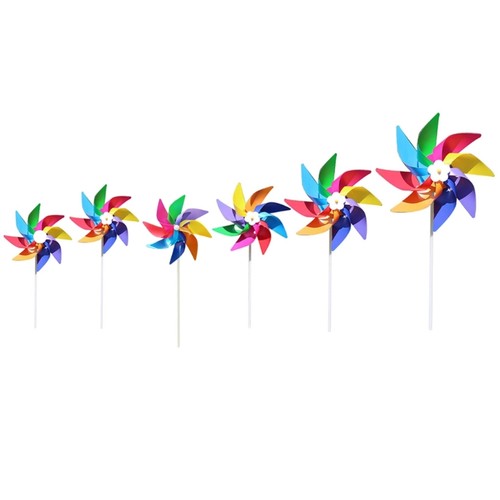Plastic colorful windmill wind - windmill,