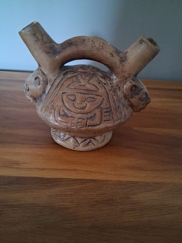 Vintage peruvian pottery water - pottery,