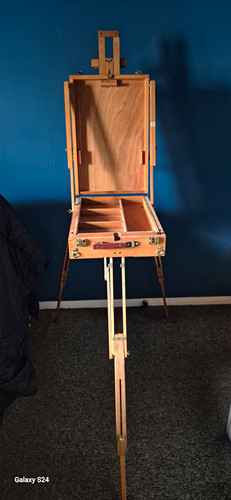 Artists easel wooden with - artists,
