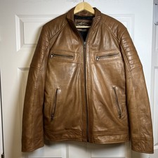 Overland Brown Leather Moto