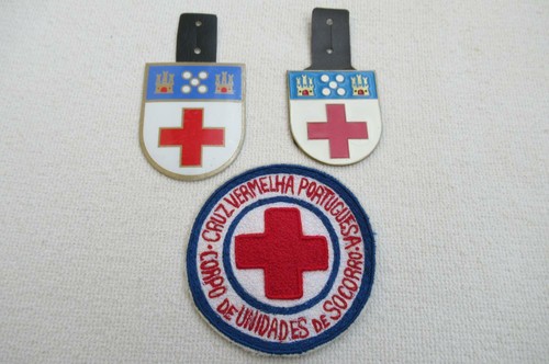 Portugal red cross badge - 3x,