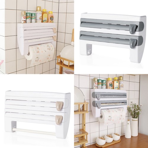 Wall mounted cling film - mounted, rack