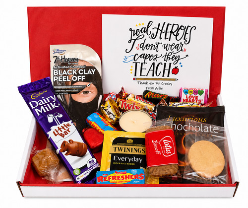 Teachers present gift box - teachers,