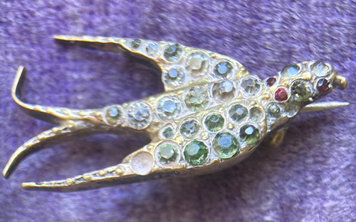 Edwardian white metal - metal, gilt