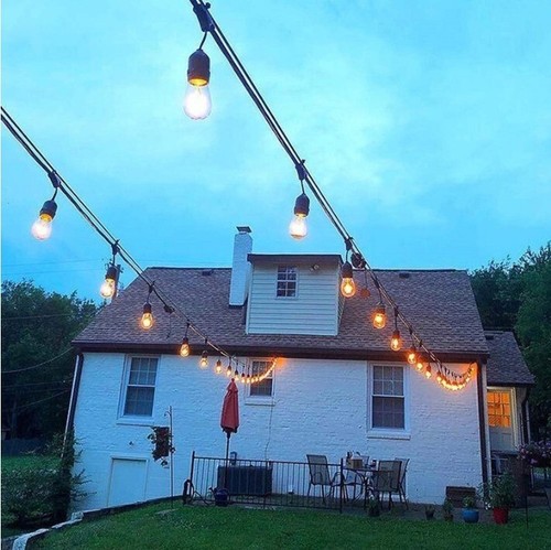15m outdoor festoon lighting - outdoor,