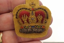 MILITARY WIRE BULLION BADGE