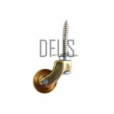 32mm 1¼" Solid Brass Castor