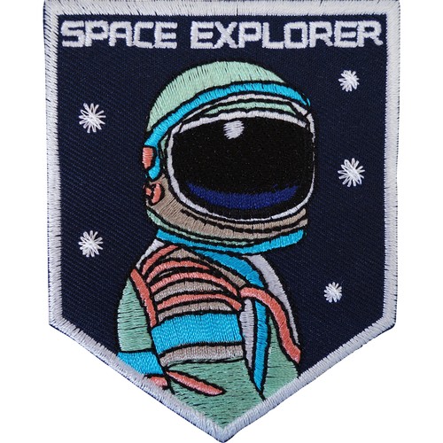 Astronaut iron patch - on, sew