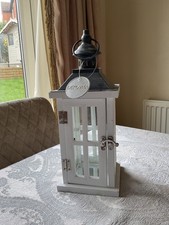 dekovita wooden lantern candle