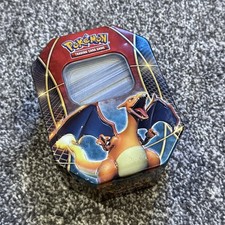 400+ Pokemon Cards delivered in empty 2016 Charizard Tin - Job Lot Bundle