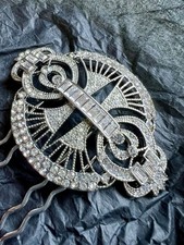 Glitzy Secrets Grace of Gatsby Hairpin Silver Diamonte