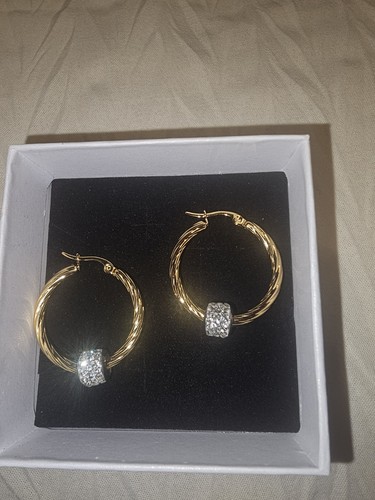 9ct gold filled creole gypsy - filled,