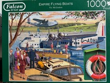 Empire Flying Boats by Vic McLindon ~ 1000 Piece Falcon Jigsaw Puzzle