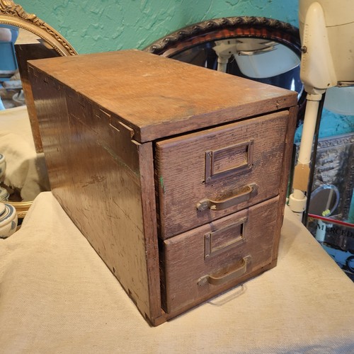 Antique filing cabinet solid - filing,