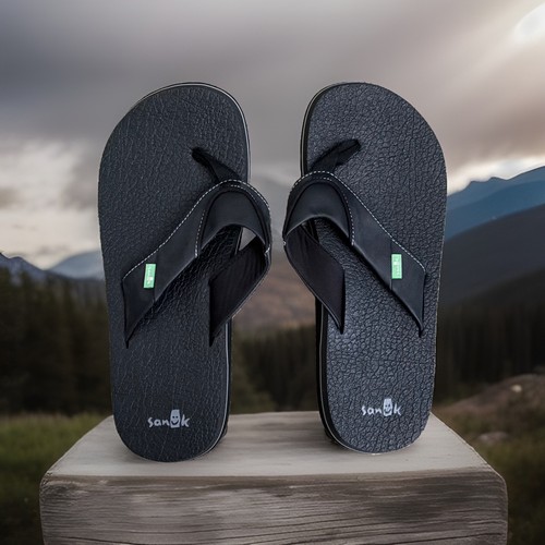 Sanuk mens beer cozy black - 10,