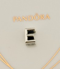 New 100% Genuine Authentic Pandora Silver Letter E Alphabet Initial Charm 797459