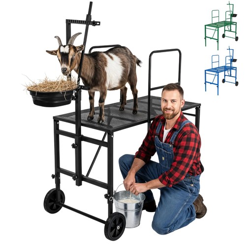 Goat stand with adjustable - goat,