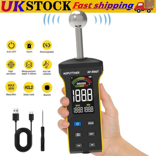 Digital pinless moisture meter - digital,