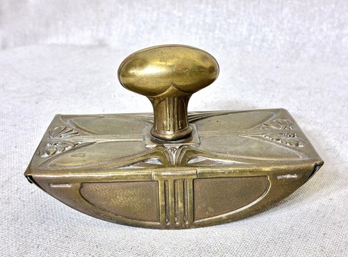 Antique art nouveau brass - nouveau,