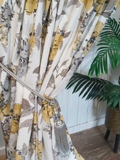 Bespoke eyelet curtains in a