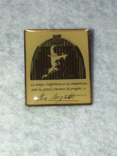 Vintage bugatti square pin - bugatti, pin/