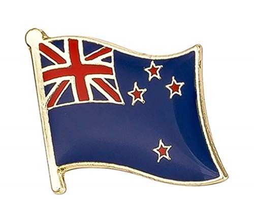 New zealand flag badge - new,