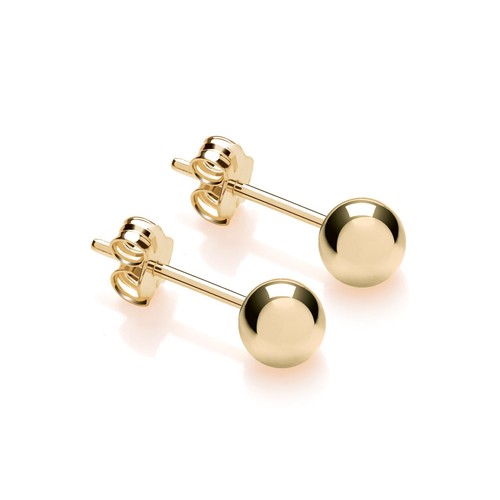 9ct yellow gold silver - silver, ball