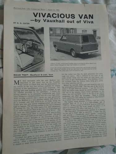 Vauxhall viva van commercial - vauxhall,