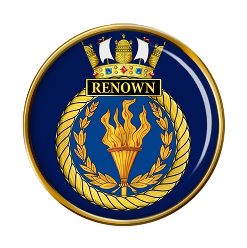 Hms renown royal navy pin - hms,