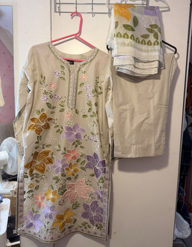 Girls beige floral - u&k,