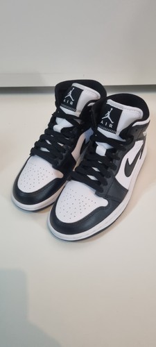 Air jordan mid white - mid, black