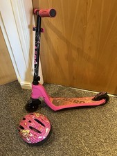 Aero C1 LED Scooter Pinkto match the pink deck & handlebar grips Light up wheels