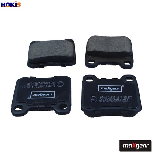 Brake pad set disc - pad,