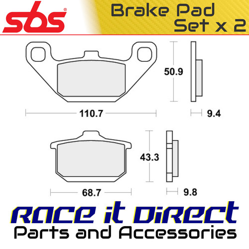 Brake pads for kawasaki gpz - pads,