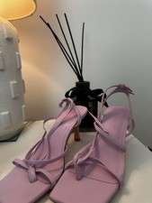 Lilac Patent Heels Size 6 Wide