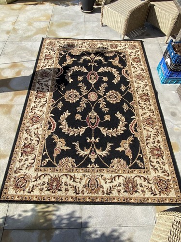 Dunelm legacy rug black - dunelm,