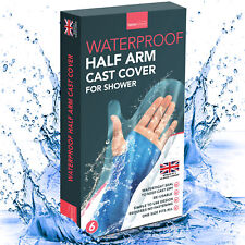 6pk Waterproof Half Arm Cast Cover Plaster Protector | Reusable for Bath Shower