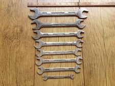 8 Vintage Gedore AF Spanners 1" To 1/4" AF.