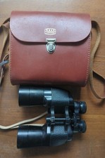 Vintage Ross London 8x40 Solaross Binoculars with Leather Case.