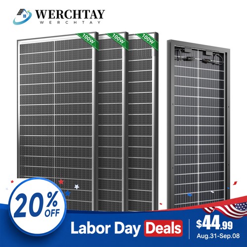 3pack 100 watt bifacial - 100, (300w)