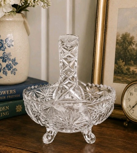Vintage cut glass - cut, crystal