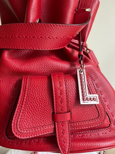 Lancel paris leather bucket - lancel,