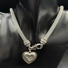 Rope Silver Necklace 16" Dansk