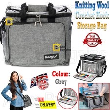 Knitting Storage Bag Wool Tote Crochet Hook Needles Accessories Organiser Holder